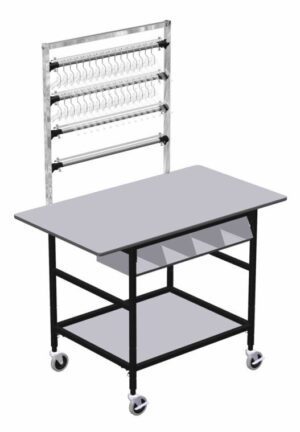 Wares Processing Table for 30" Hanger Management System K5