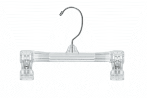 8" clear pinch grip bottom hanger