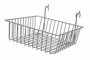 4” Deep Wire Basket Accessory 12” x 12” x 4”