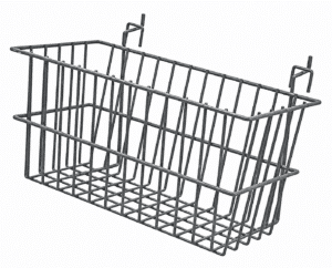 6” Deep Wire Basket Accessory 12” x 6” x 6”