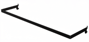48” Black Hangbar Projects 12”