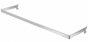 48” Silver Hangbar Projects 12”